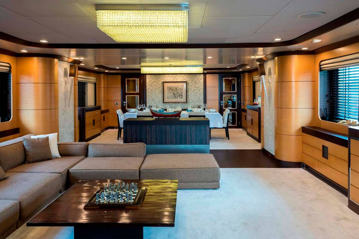 Main deck lounge area