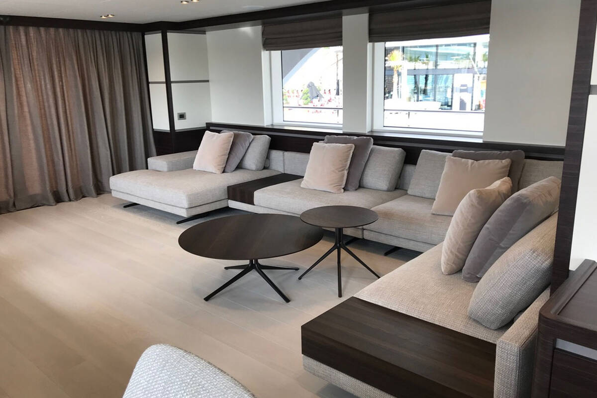 Salon on the upper deck