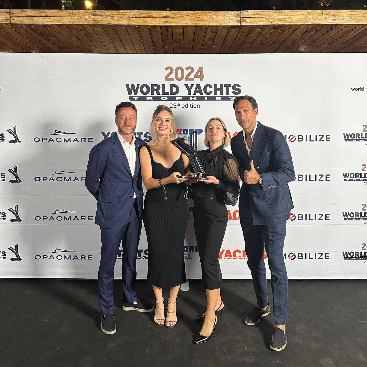 Azimut double victory at the World Yachts Trophies 2024