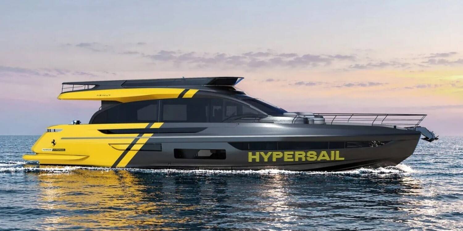 Azimut Yachts and Ferrari: Fly 72 backing the Ferrari Hypersail project