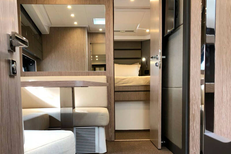 Access to bow (master) cabin