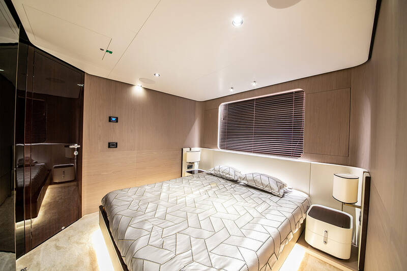 Starboard side VIP cabin on the lower deck