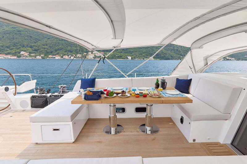 Dining on deck