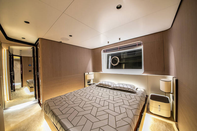 Port side VIP cabin on the lower deck