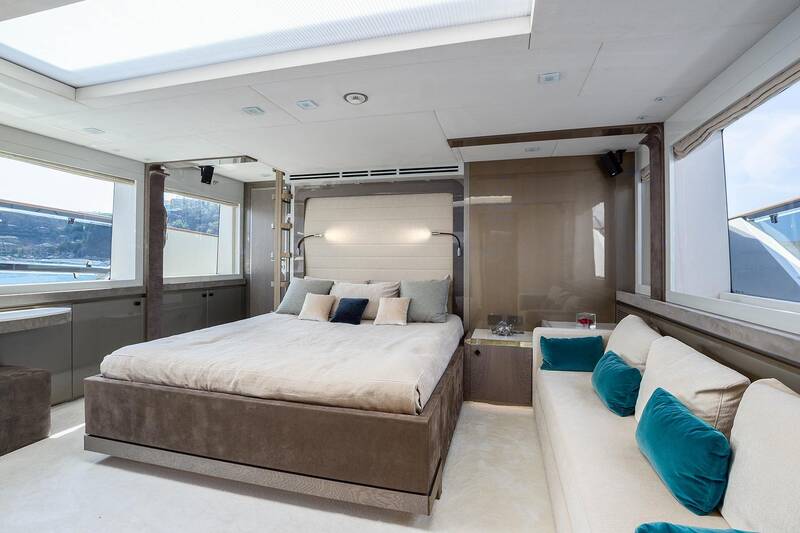 Master cabin on main deck