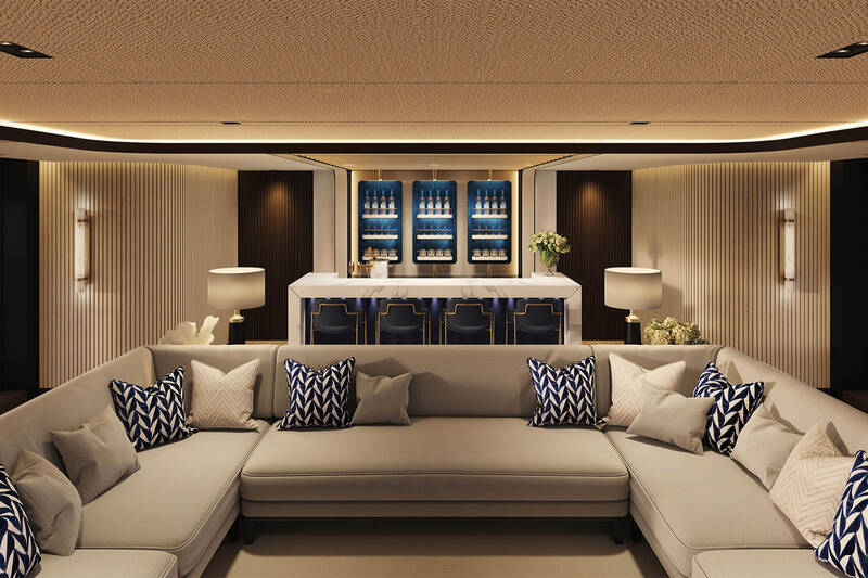Salon on the main deck