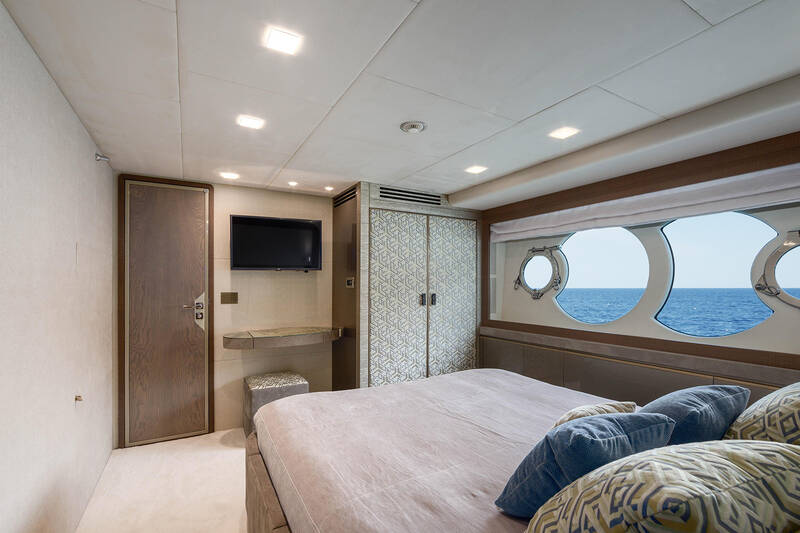 VIP cabin on starboard side