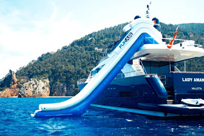 Water activities M/Y LADY AMANDA