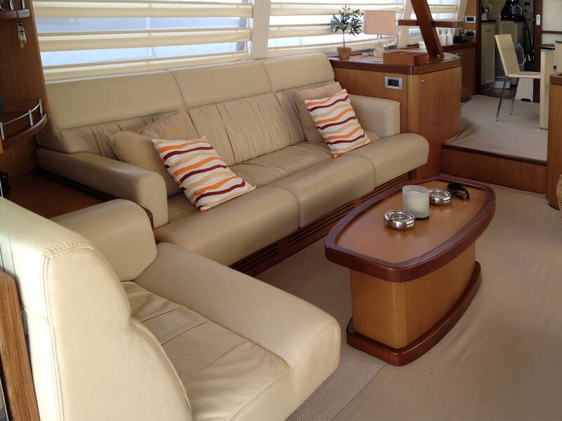 The salon on the main deck