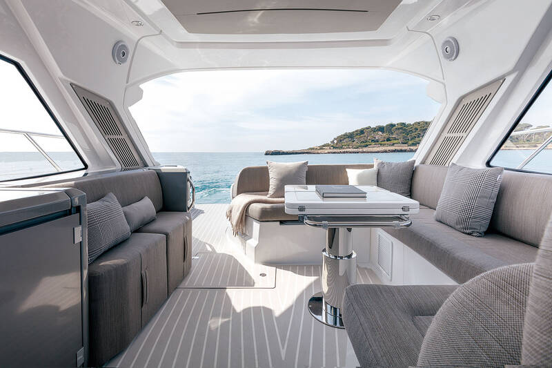 Dining area on main deck