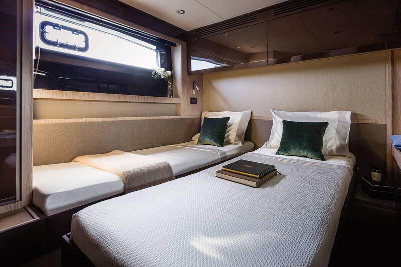 Sliding Beds in VIP cabin