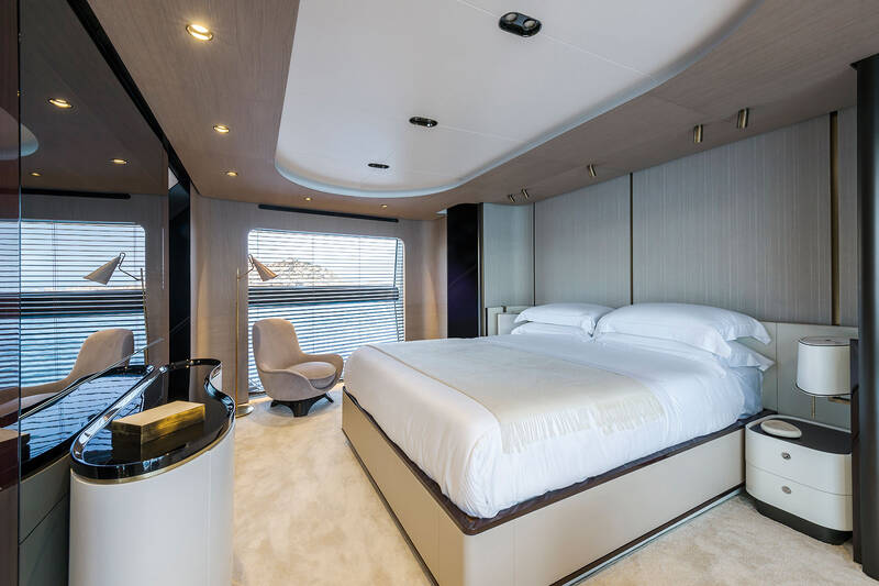 Owner's cabin on the main deck