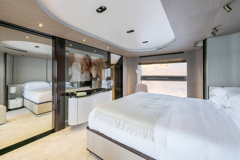 Owner's cabin on the main deck