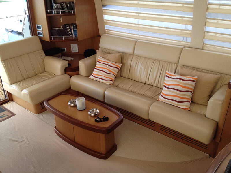 The salon on the main deck