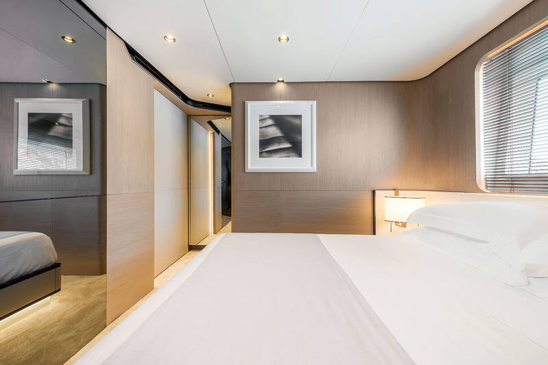 VIP cabin on the lower deck