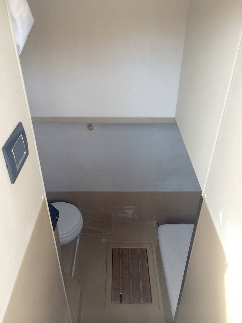 Entrance to crew cabin 