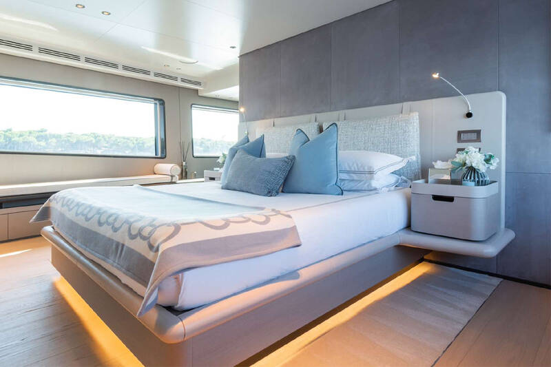 Master cabin on main deck