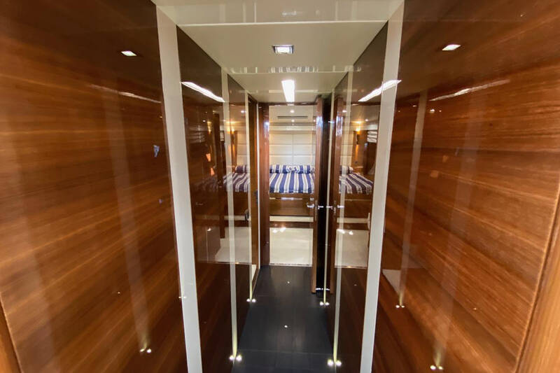 Corridor on lower deck