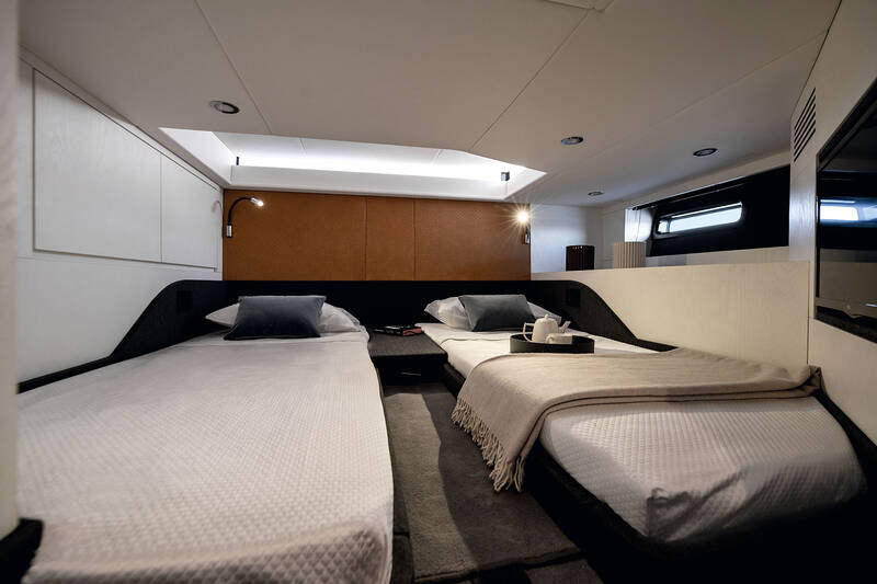 Guest cabin on aft lower deck
