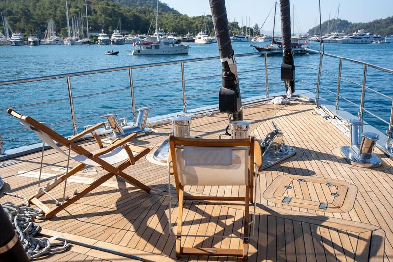 Deck lounge area