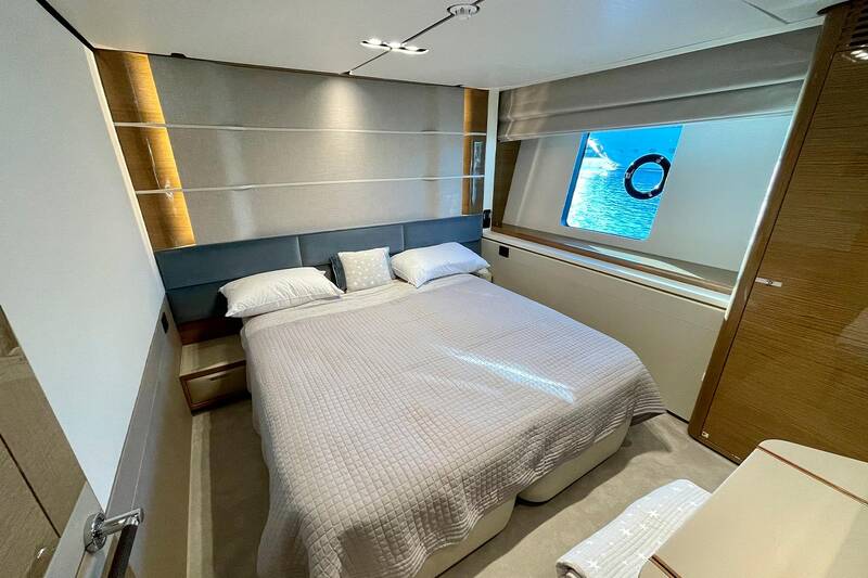 Guest cabin on starboard side