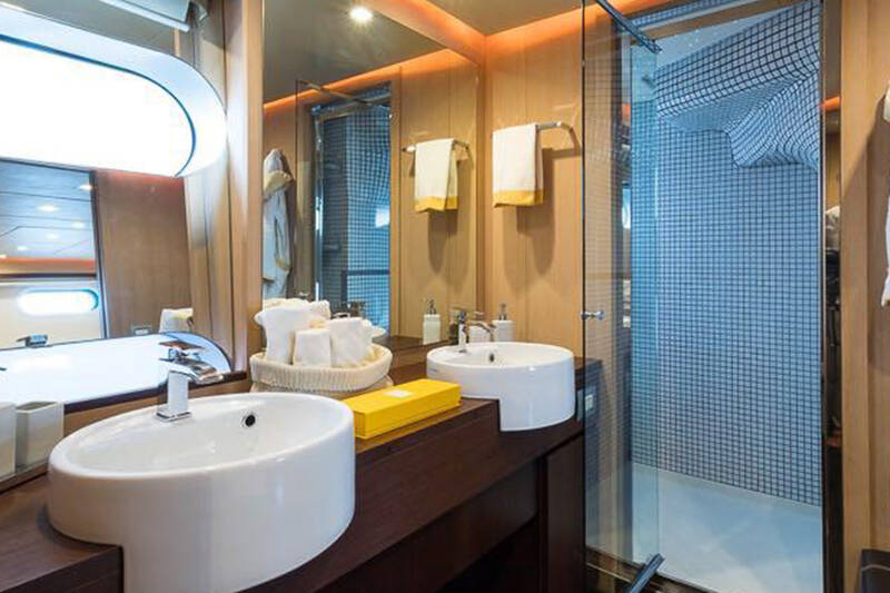 Bathroom in master cabin