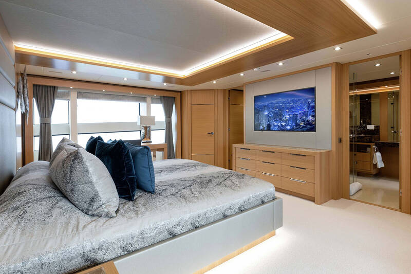 Master cabin on main deck