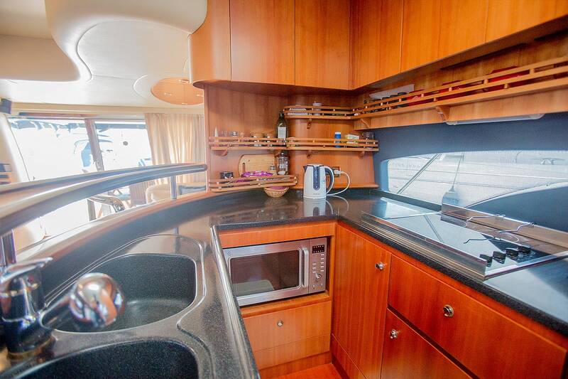 Galley in salon on the main deck