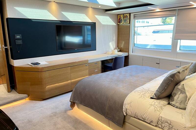 Master cabin on main deck