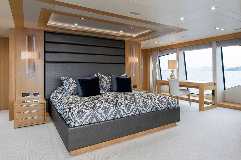 Owner's suit on upper deck