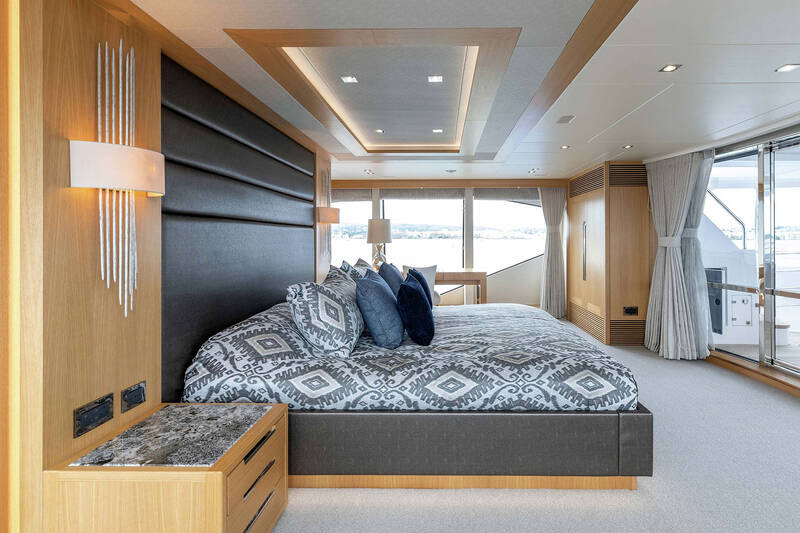 Owner's suit on upper deck