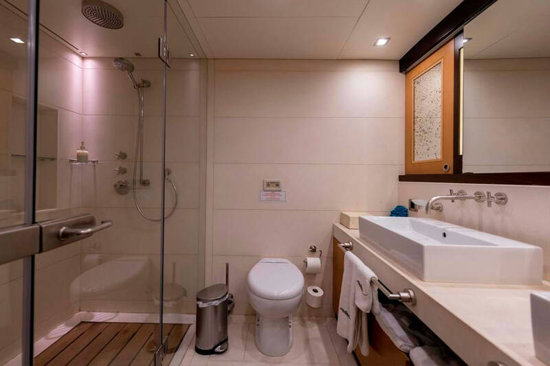Bathroom of VIP cabin at the lower deck