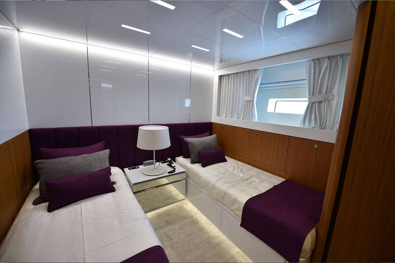 Guest cabin on portside