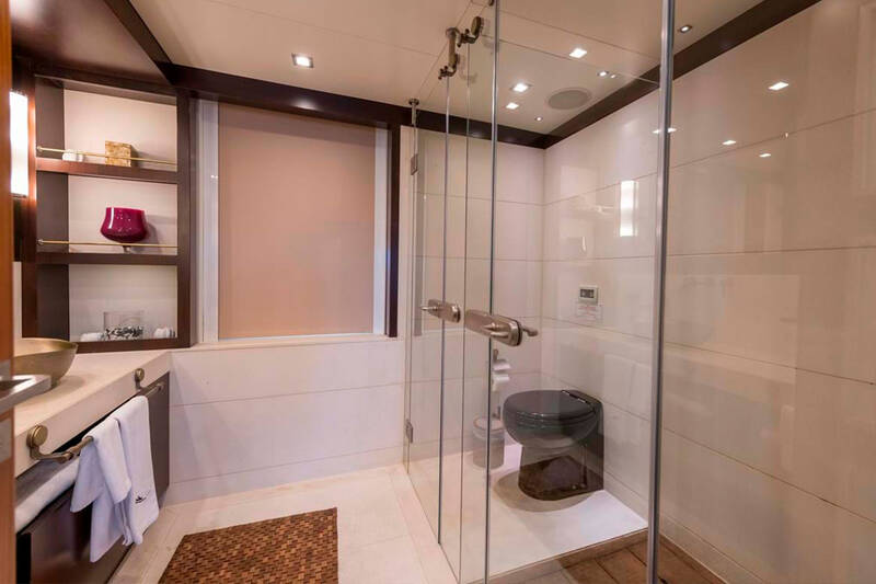 Bathroom at master cabin