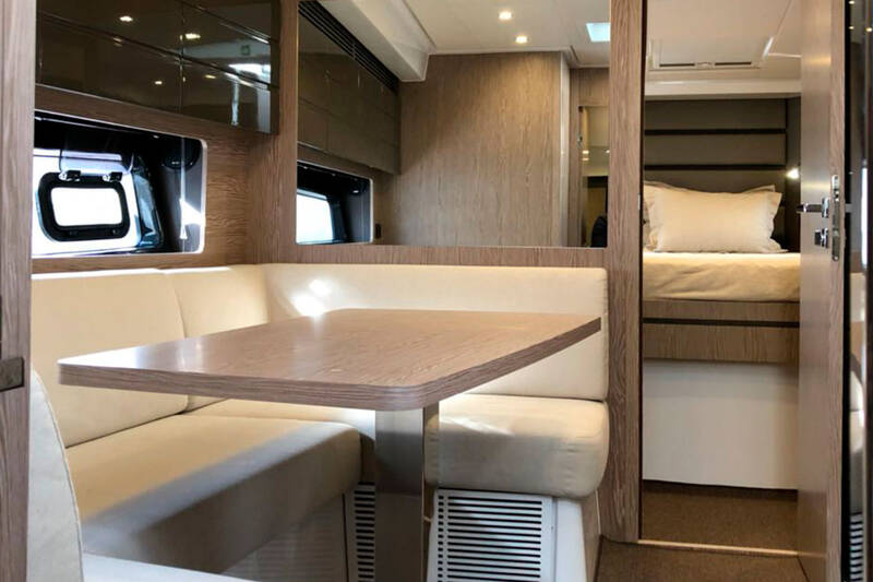 Dinette on lower deck
