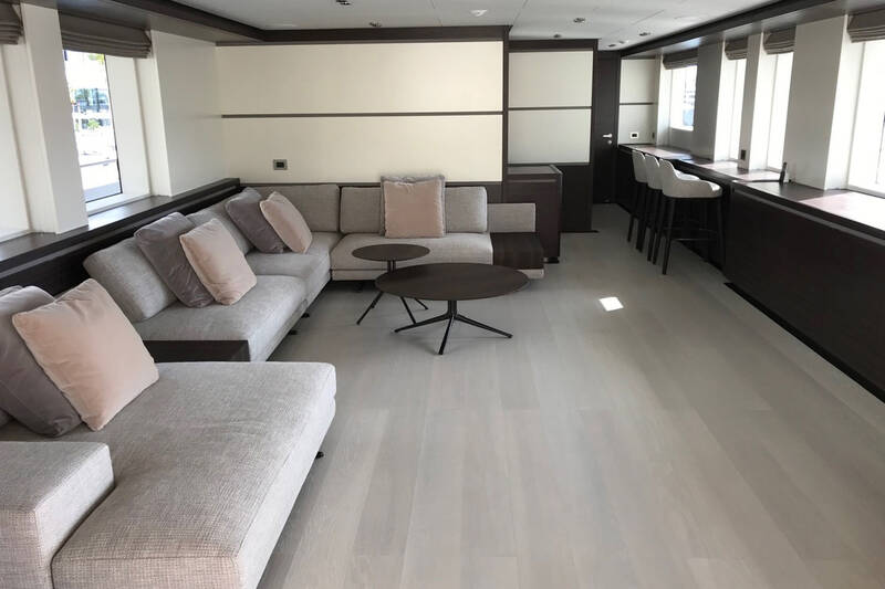 Salon on the upper deck