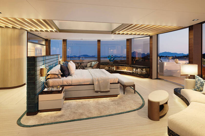 Owner's suite on owner's deck