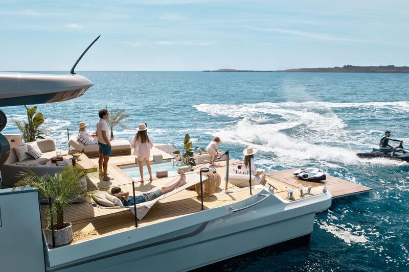 Aft beach club
