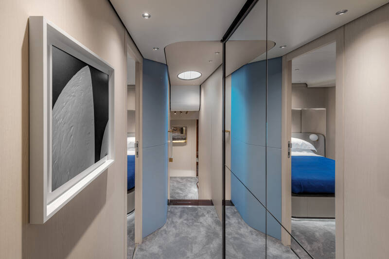 Corridor on the lower deck