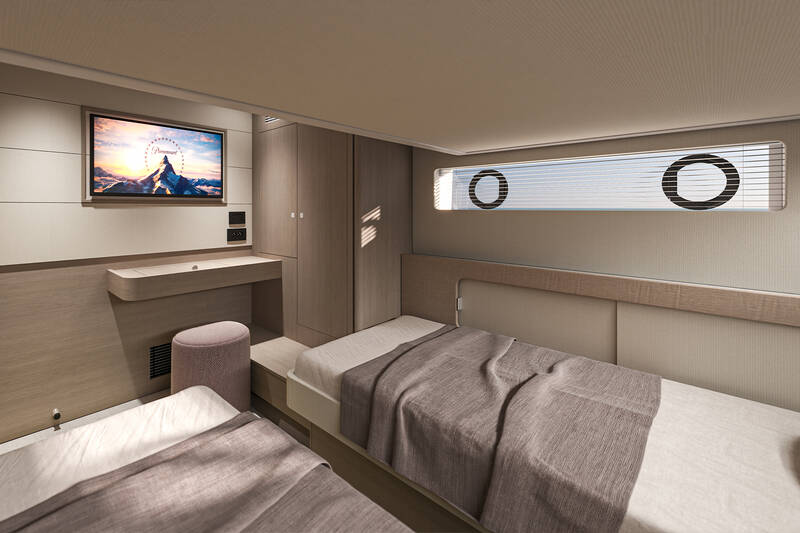 Guest cabin with two singles