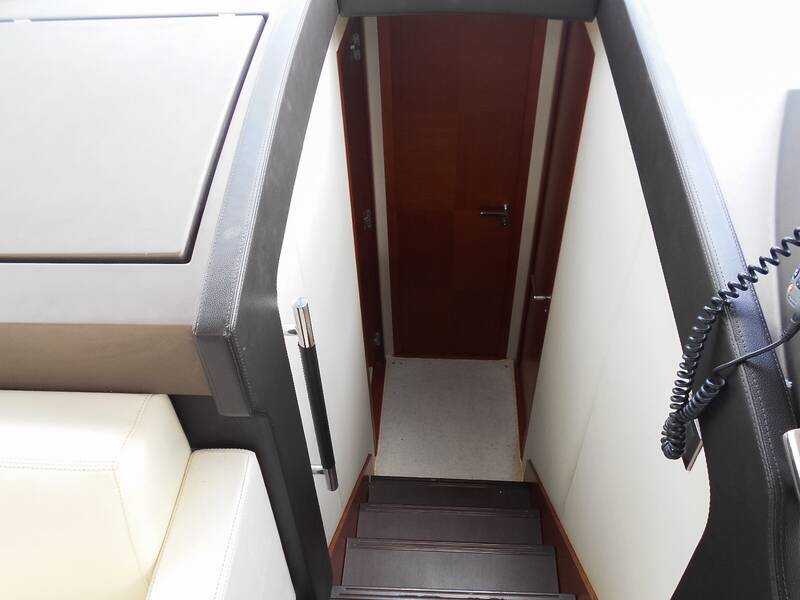 Stairs to the lower deck