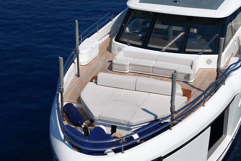 Lounge area on bow