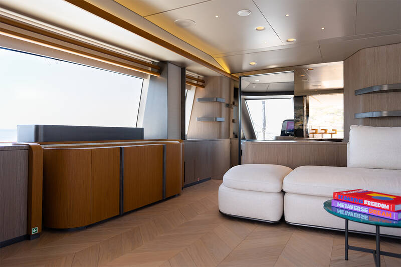 Upper deck salon
