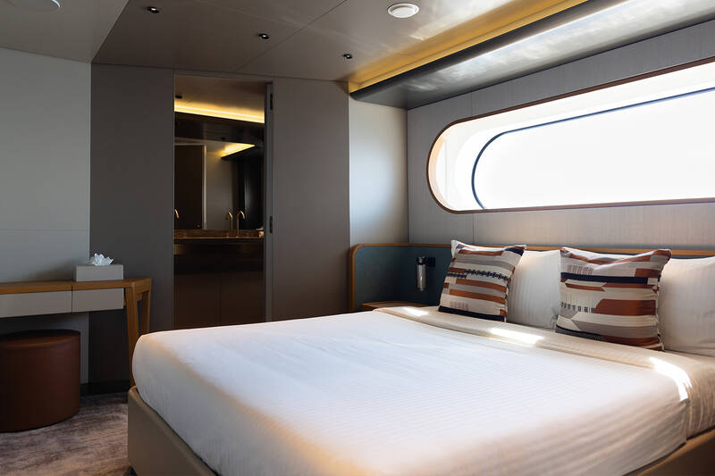 Port side VIP cabin