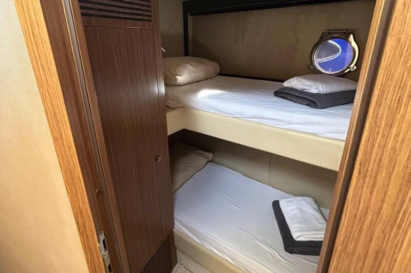 Cabin with bunk beds