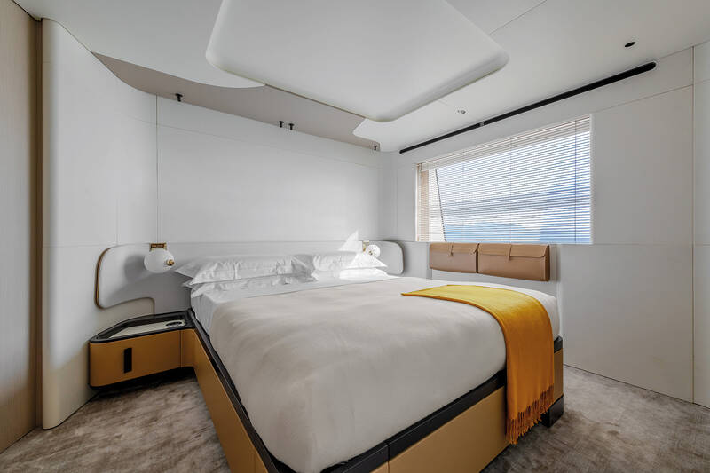 Guest cabin on lower deck
