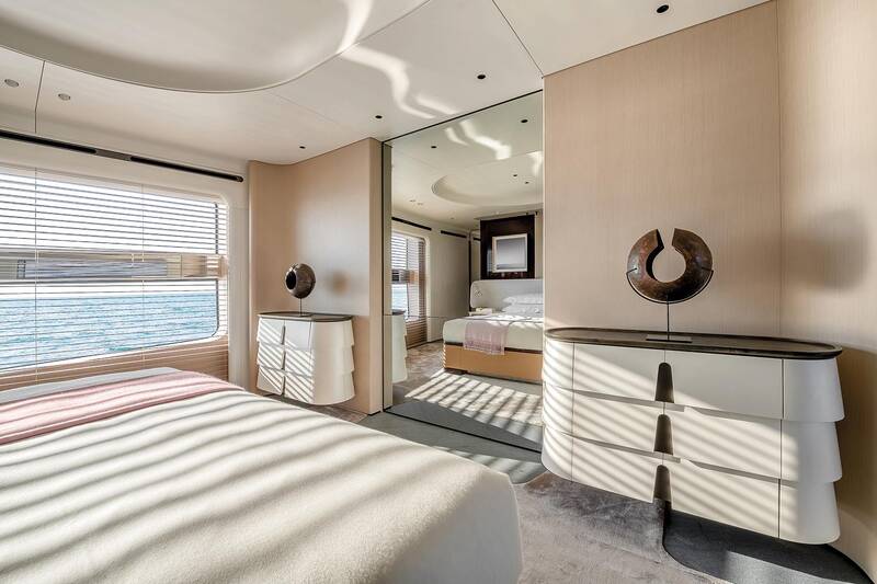 Owner's cabin on the main deck