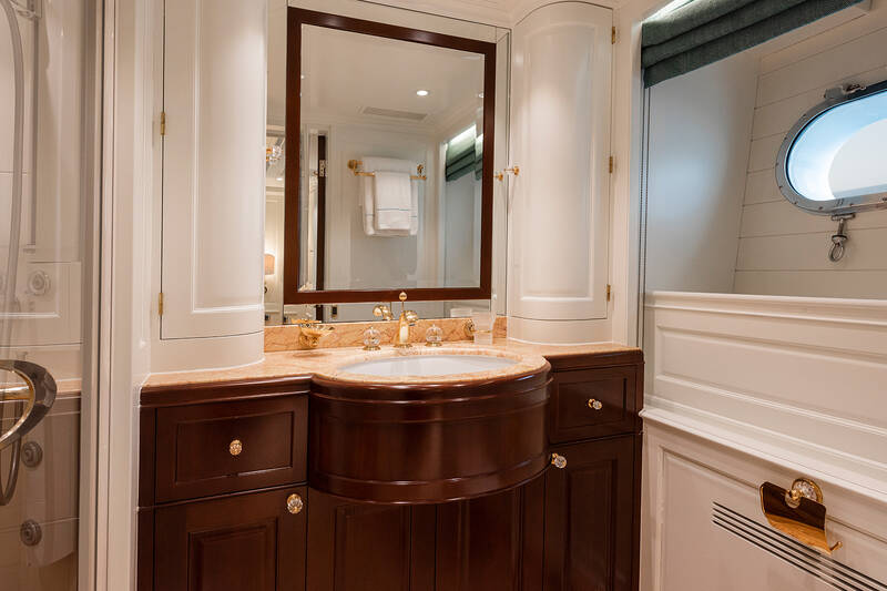 Guest cabin bathroom