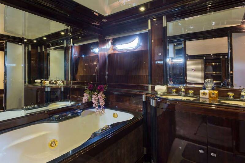 Bathroom of the master cabin