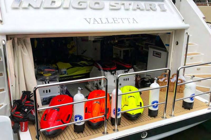 Garage with water toys